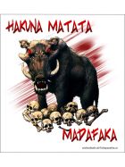 Aufkleber Hakuna Matata Madafaka