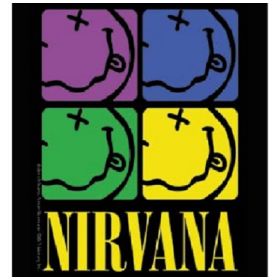Aufkleber Nirvana 4 Square