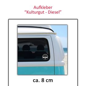 Diesel Deutsches Kulturgut Aufkleber
