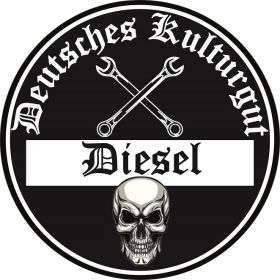 Diesel Deutsches Kulturgut Aufkleber für die...