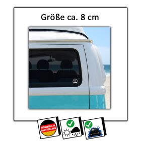 Feinstaub statt Ökostrom Aufkleber schwarze Diesel Umweltplakette