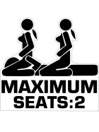 Sticker Maximum Seats: 2